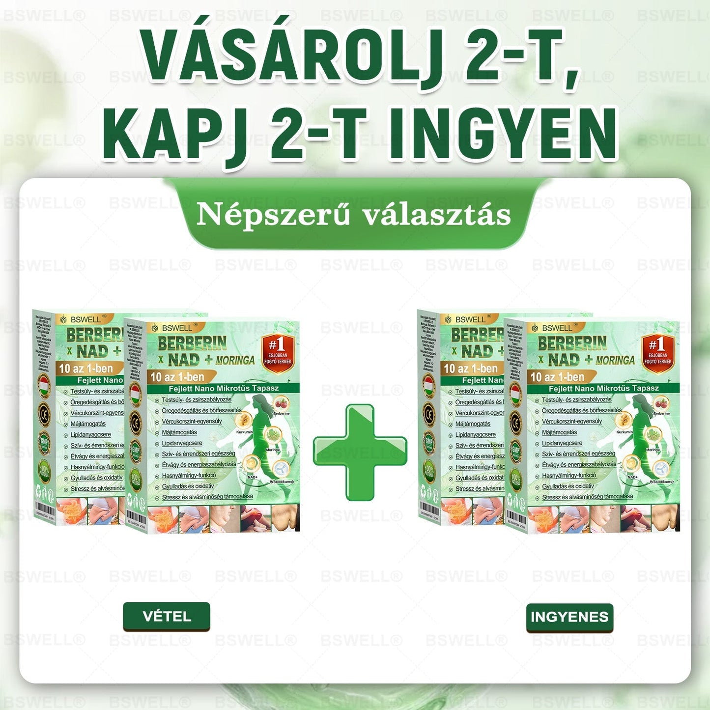 👩‍⚕️BSWELL® Nano mikrotűs karcsúsító tapasz (Naponta egyszer már 28 napon belül látható változások láthatók) Alkalmas: elhízás kezelésére, szív- és érrendszeri egészségre, cukorbetegség kezelésére, alvási apnoéra és bélrendszeri problémákr🏆