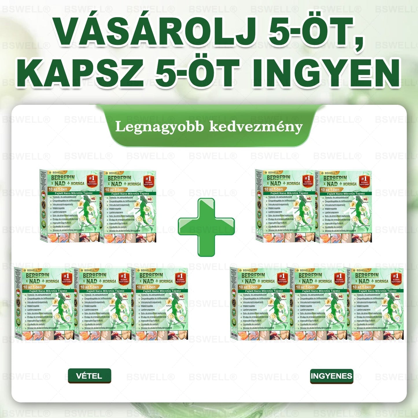👩‍⚕️BSWELL® Nano mikrotűs karcsúsító tapasz (Naponta egyszer már 28 napon belül látható változások láthatók) Alkalmas: elhízás kezelésére, szív- és érrendszeri egészségre, cukorbetegség kezelésére, alvási apnoéra és bélrendszeri problémákr🏆