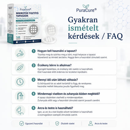 ✨PuraCure® 2 az 1-ben mikrotűs és hidrokolloid tapasz🍀 | Kiálló anyajegyek, aknék, lapos szemölcsök és bőrnövedékek eltávolítására | Segít csökkenteni a ráncokat, hegeket és bőrhibákat | Láthatatlan tapasz az arcra és testre